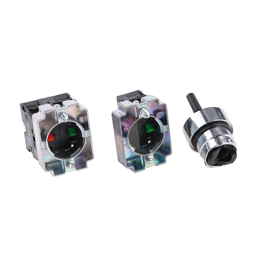 Self-Locking Latching Selector Push Button Switch with Momentary Reset, Multi-Position