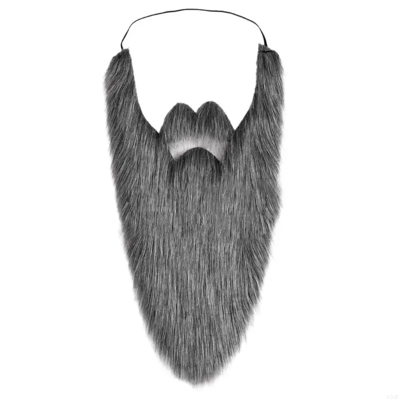 Gray 44cm long beard