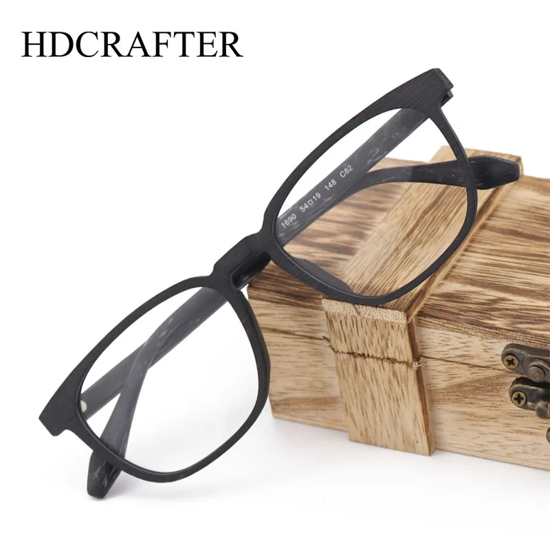 

HDCRAFTER Wood Handmade Glasses Frame Prescription Hyperopia Myopia Glasses Eyeglasses Men Optical Gafas Oculos De Sol
