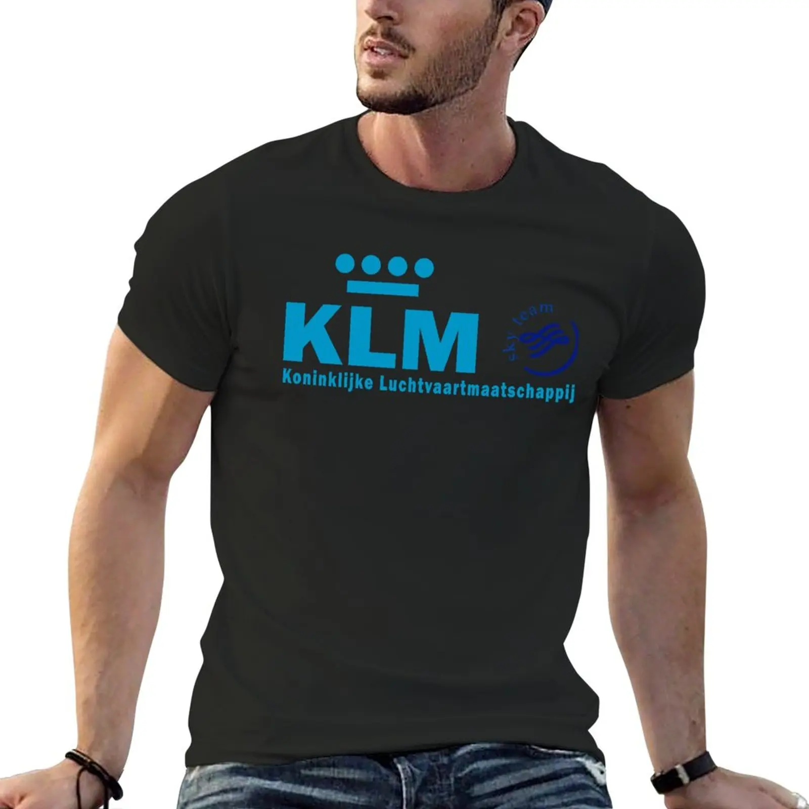 

New klm airlines T-Shirt graphic t shirt plain t-shirt oversized t shirt men