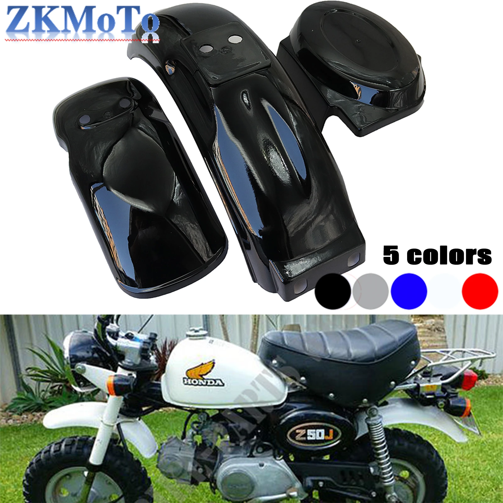 

Motorcycle Front and Rear Fender/battery Cover Set For Honda Z50 Z50A Z50J Z110 Z125 Mini Trail Monkey Gorilla Dirt Bike