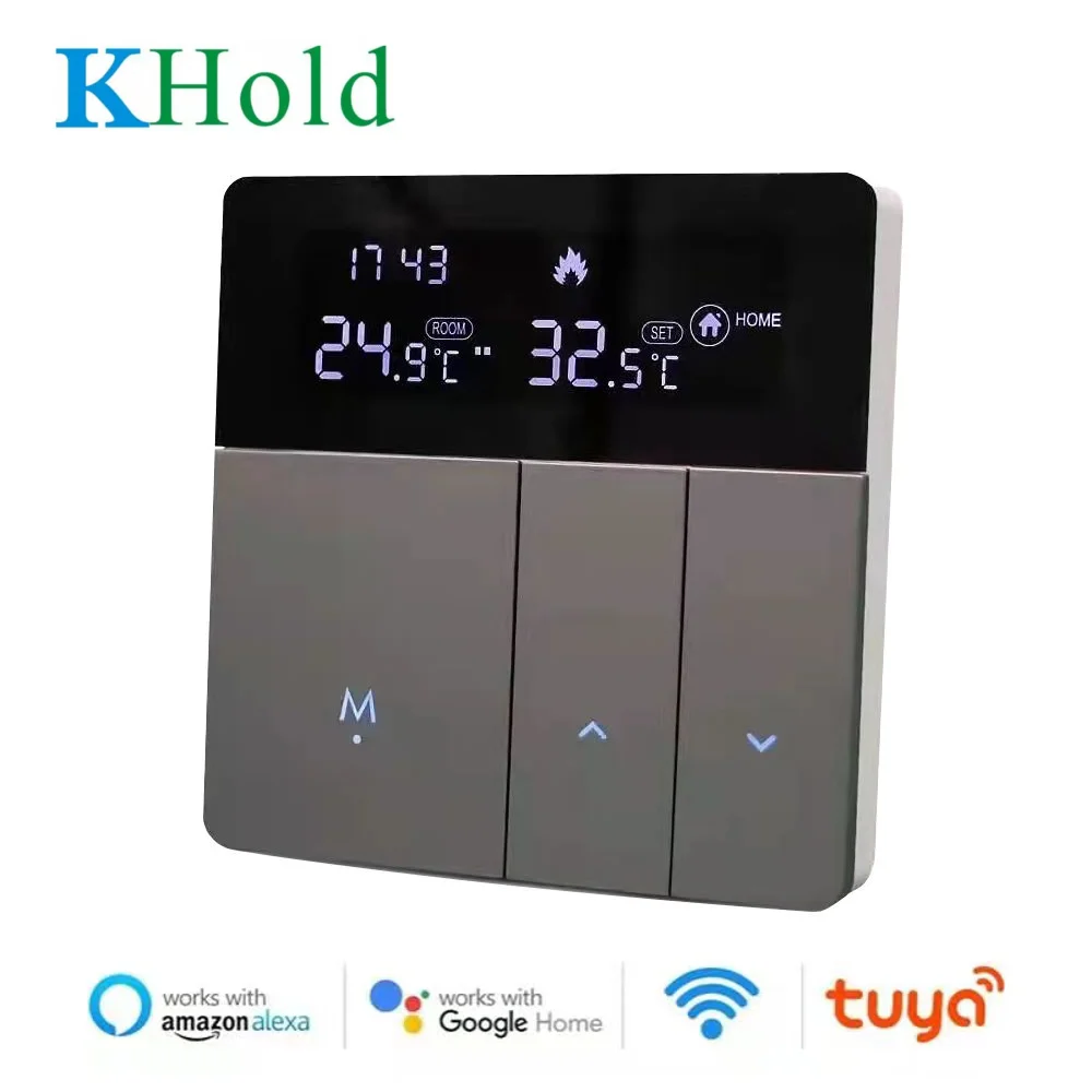 KHOLD WiFi Smart Thermostat Temperature Controller 95-230V Tuya APP Remote  Control Work with Alexa Google Home Yandex Alice