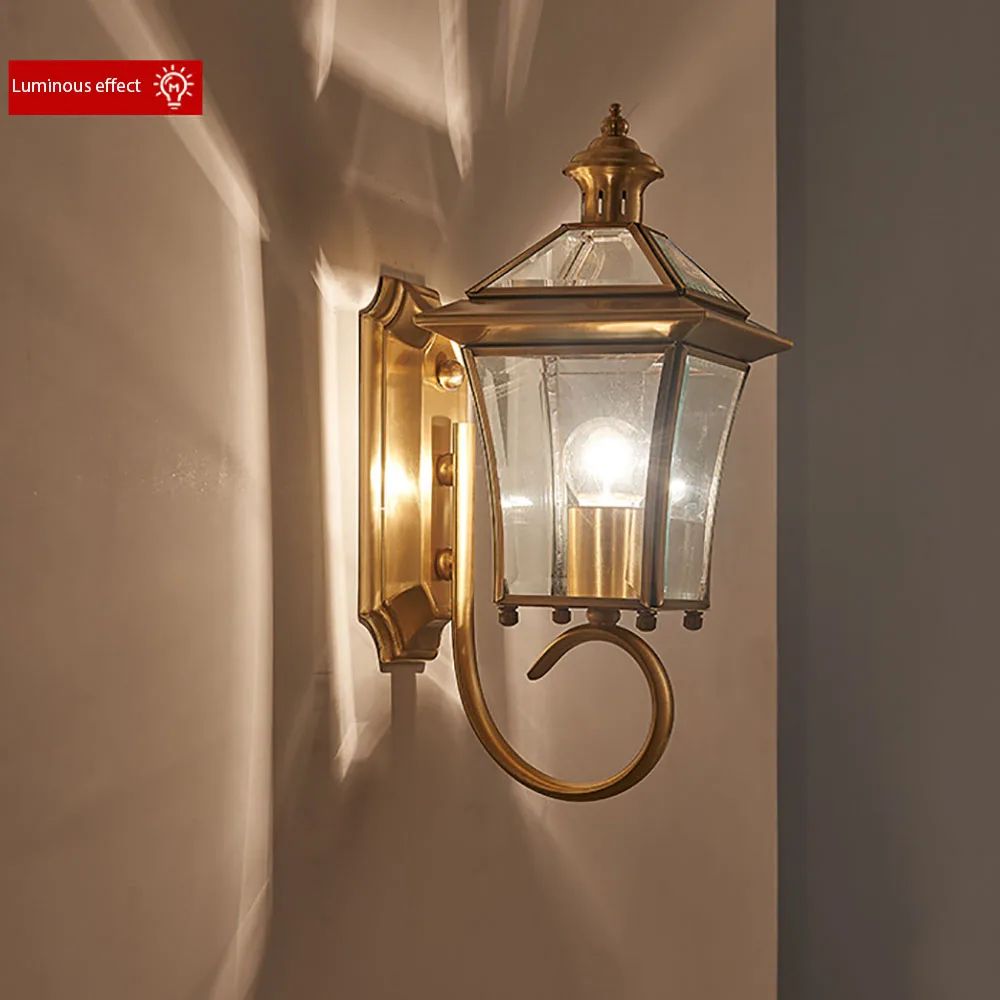 

Уличная популярная настенная лампа, современный садовый светильник в стиле ретро, водонепроницаемое светодиодное освещение для внутреннего дворика, крыльца, E27, IP65
