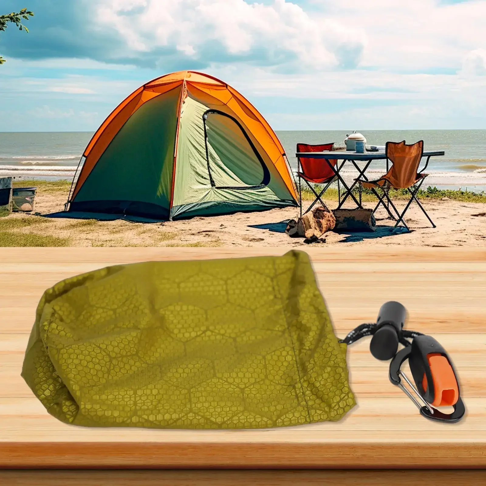 Outdoor Sleeping Bag Thermal Waterproof Sleeping Storage Bag Ing Sack Survival for Aluminum Film Outdoor Sports