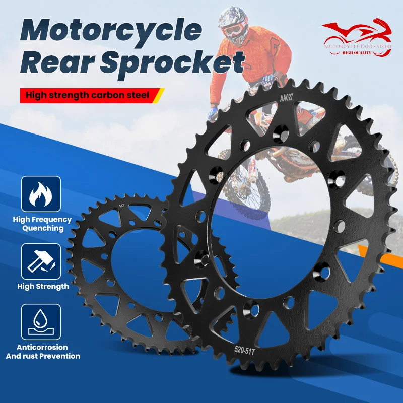 520 50T 51T Ruota Catena Pignone Posteriore Moto Per Yamaha Yz125 Wr250 Yz250 Wr250 Yz250 Yz250 Yz 125 250 Wr 150 250 520-50T 520-51T