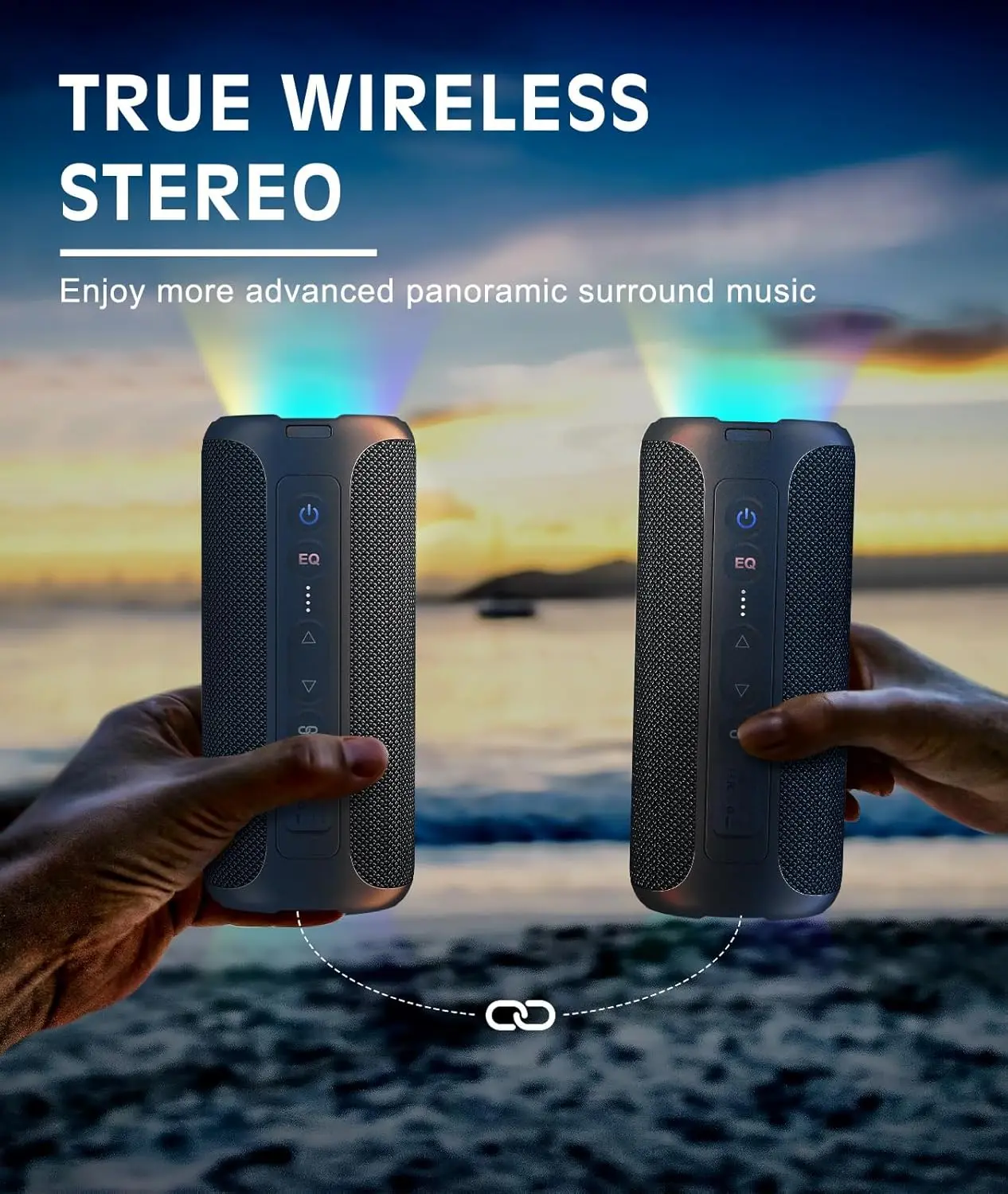 Bluetooth Ortizan-X8 proポータブルスピーカー,IPX7防水