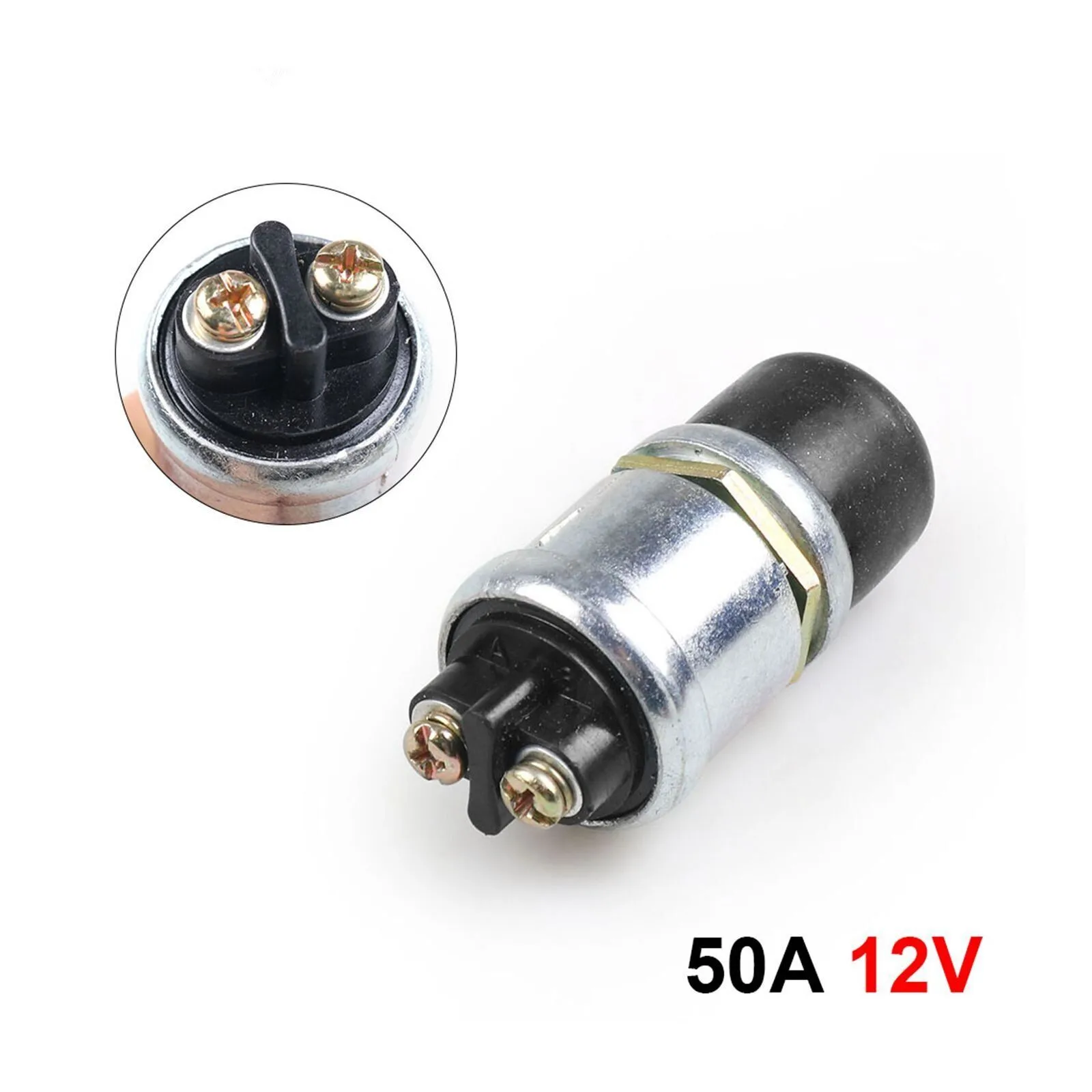 50a 12v Dc Push Button Momentary Starter Ignition Switch Marine