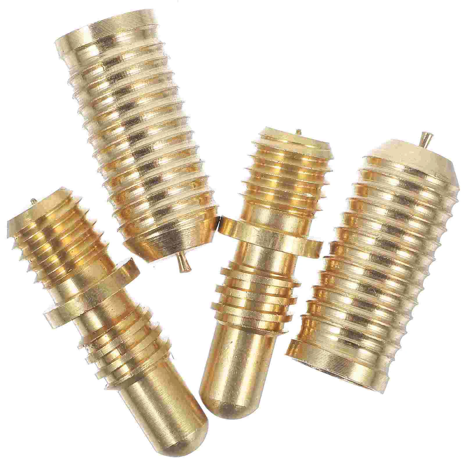 2 Sets Pool Cue Extension Rod Joint Screws Heavy Duty Copper Screws Billiard Cue Connecting Screws 3