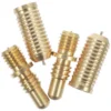 2 Sets Pool Cue Extension Rod Joint Screws Heavy Duty Copper Screws Billiard Cue Connecting Screws 3