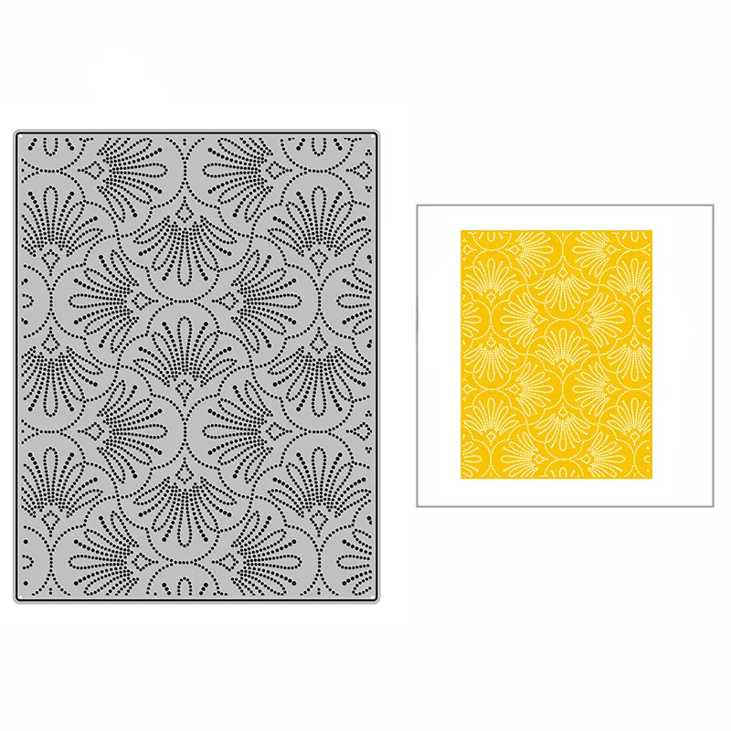 New Petunia Shape Pattern Background Craft 2022 Metal Cutting Dies For Scrapbooking And Diy Card Making Embossing Mold No Stamps