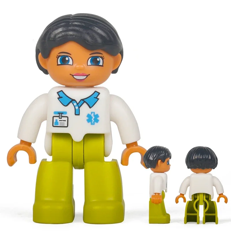 Deluxe City Action Figures Family Playset - Building Block Toys