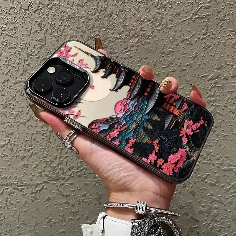 Japanese Scenery House Painted Phone Case Cover