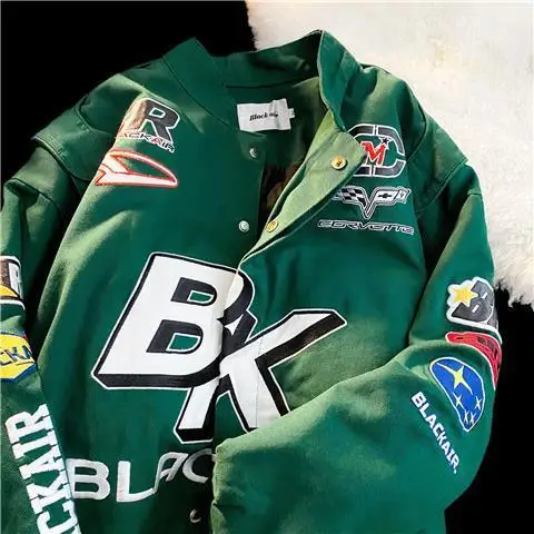 

Harajuku American Baseball Jackets Coats Varsity Jacket Womenen Streetwear Embroiderd Letters Bomber Jacket Hip Hop Unisex