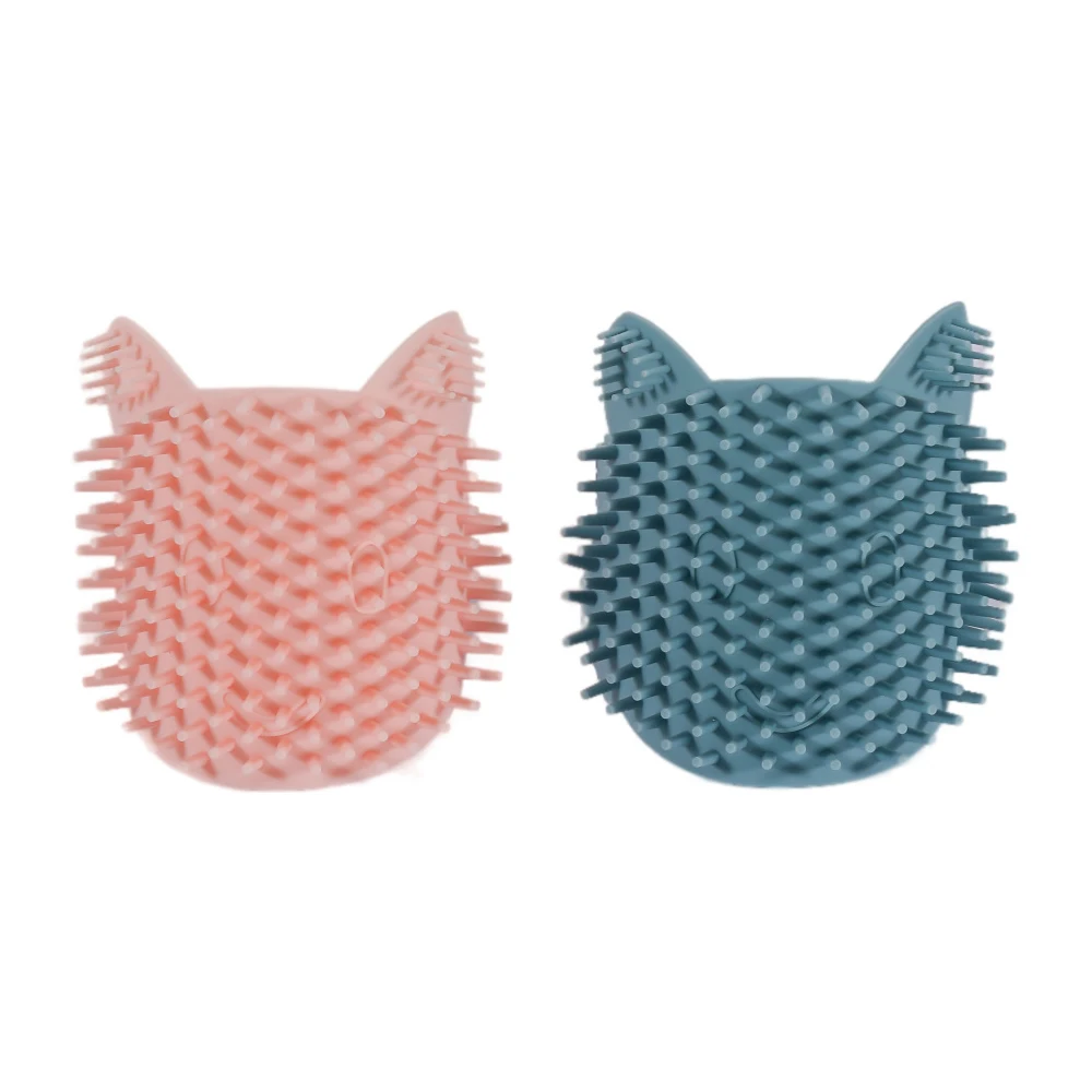 

new cute portable Pet Dog Cat Bath Brush Comb pet Fur Grooming Massage shower brush itch scratch board Pet Products
