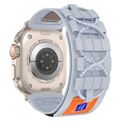 Tactical Sport Nylon Trail Strap - 38mm 40mm 41mm (Grey)