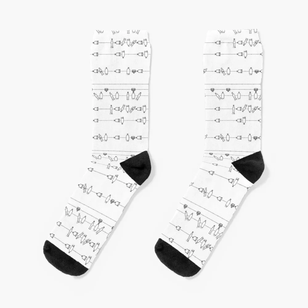

Lighting Plot Socks colored winter gifts cool Non-slip Socks Man Women's