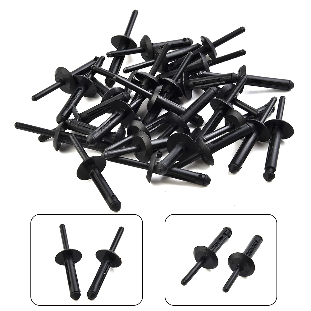 

30x Car Fender Bumper Rivet Clip For Jeep WJ Grand Chero/kee 34201631 Auto Fasteners Clip Self-plugging Rivet Fastener