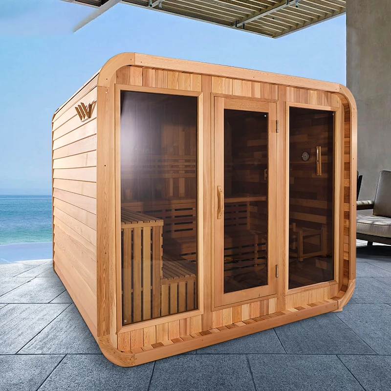 Sunscreen waterproof sweat steam room outdoor steam wet sauna room outdoor courtyard steam