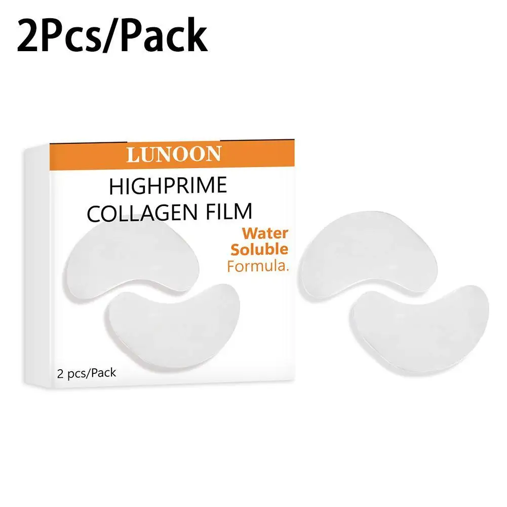 

New 2pcs Collagen Water Soluble Eye Mask Eye Care Collagen Eye Mask Moisture Under Remover Water Soluble Eye Pad