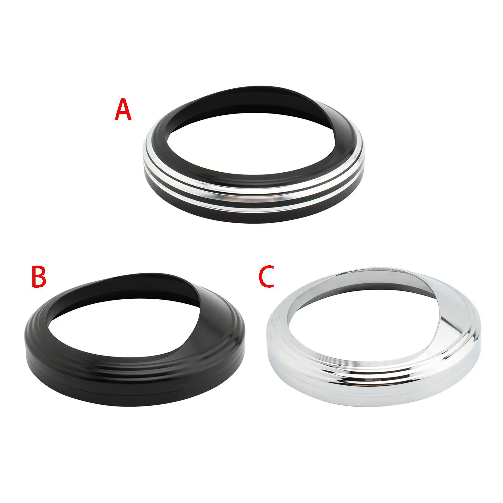 

Motorcycle Speedometer Rings 124mm Aluminum Alloy 5" Fit Deluxe Flstn Direct Replaces Accessories Spare Parts