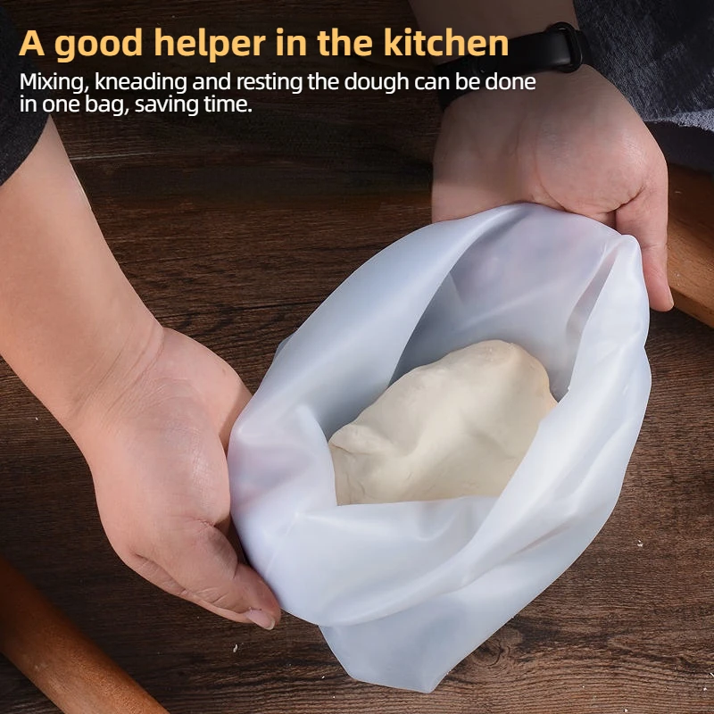 Food Grade Silicone Kneading Dough Bag Blend Flour Mixing Mixer Tool for Bread Pastry Pizza dough kneading bag