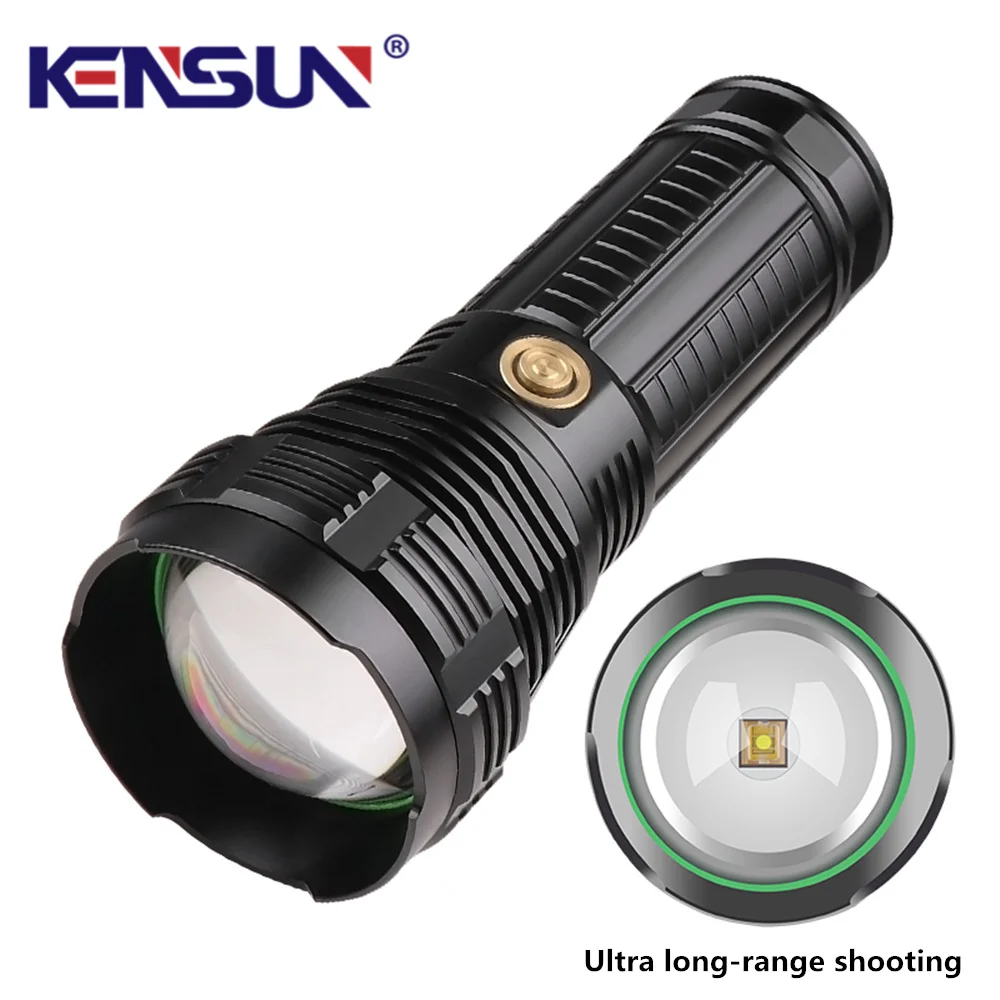 

High Power LED Flashlights Long Range Flashlight Power Bank Function Portable Waterproof Outdoor Self-defense Tactical Torch