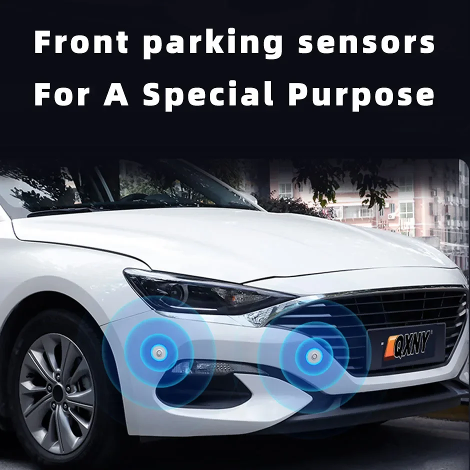 Professional Car Front Parking Sensor Kit parking sensor kit led parking sensor kit parking sensor car led parking sensor Auto Parktronic Vehicle Assistant System Buzzer Alarm Volume Can be Adjusted Universal