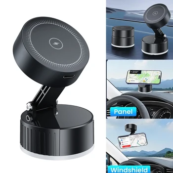 Магнітний автомобільний тримач для телефону [15W