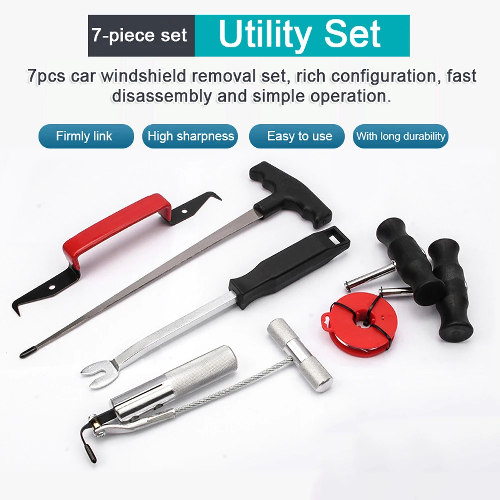 YOSOO Outil à Main De Voiture 7 Pièces Kit De Dissolvant De Pare-brise