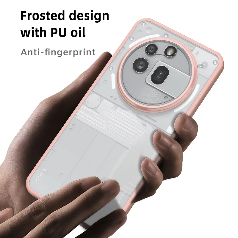 Enhanced Matte & Clear Armor Shockproof Case with Military-Grade Protection