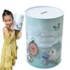 Large Piggy Bank Safe Money Box Kids Wedding Tinplate Tin Classic Black Counter Coin Bank Cash Tirelire Money Saving Box FP003 5
