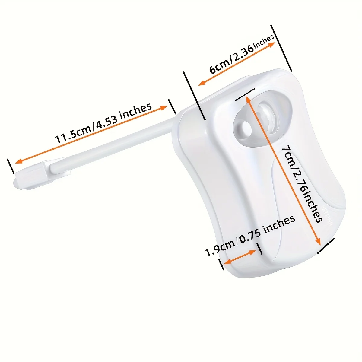 Motion Sensor Light LED Night Light LED Motion Sensor Light Night Light Motion Sensor Night Light LED Night Lamp Motion Sensor LED Light Motion Sensor Lamp 16-Color LED Toilet Night Light Motion Sensor Easy Install Energy-Saving Bathroom Illumination Perfect Gift Home De