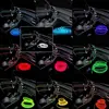 5M Car Interior Led Strip Light Neon EL Wiring Decorative Lamp For Auto DIY Flexible Ambient Light USB Party Atmosphere Diode 2