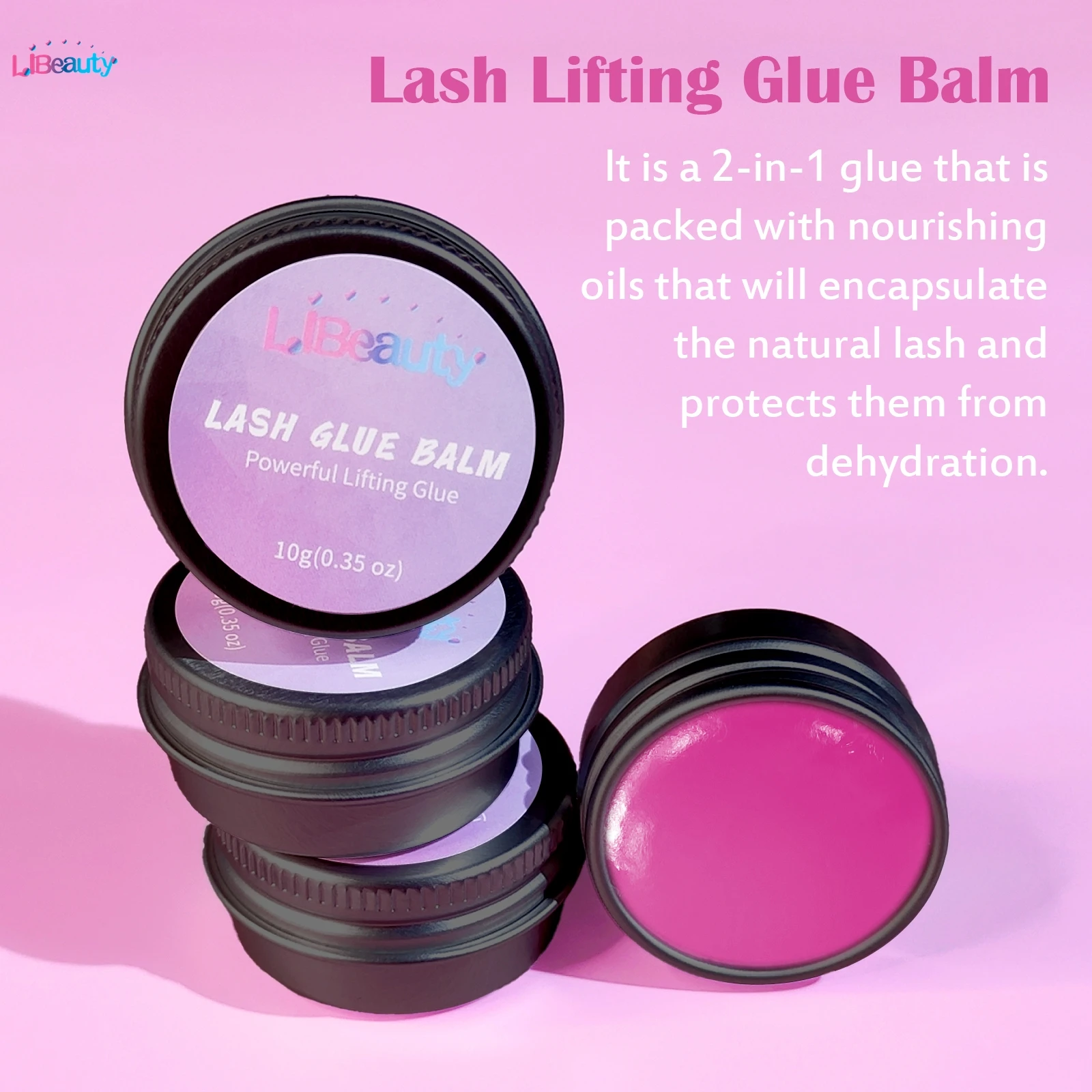 Libeauty 10g Lami Lash Lift Glue Balm Super Stickey Eyelash Lifting Glue Lash Lifting Adhesive Eyelash Lamination Glue Make Tool 3