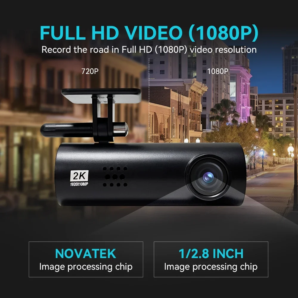 NOYAFA LF9 Pro WIFI Dash Cam 4K/2K DVR For Car 24 Hour Parking Monitoring Loop Recording IR Night Vision dash cam,car front camera,mini dash cam