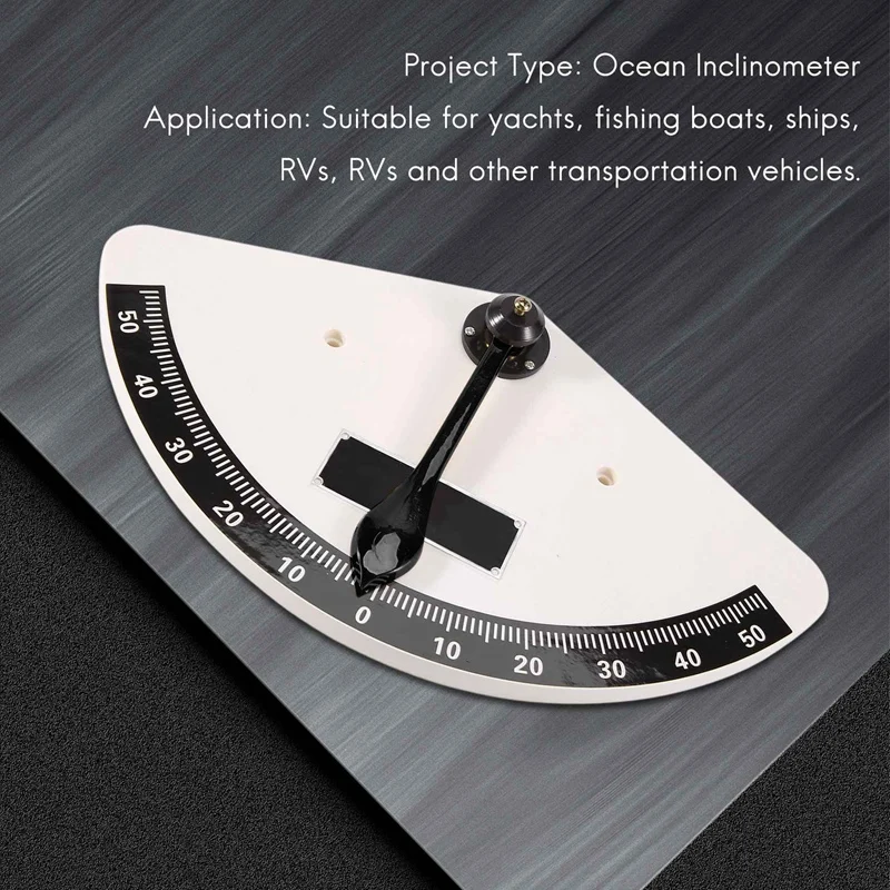 Inclinometer Marine Clinometer Level Inclinometer Angle Finder Instrument For Ships Boats Yachts Rvs Nautical Clinometer