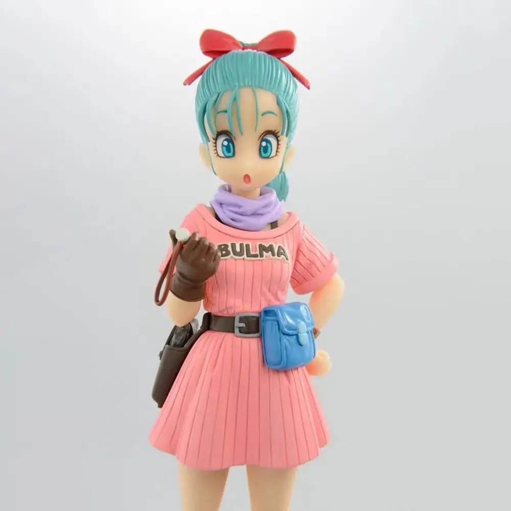 15cm Dragon Ball Figures Childhood Bulma Action Figurine Pvc Statue Model Doll Collectible Room Decoration Gifts