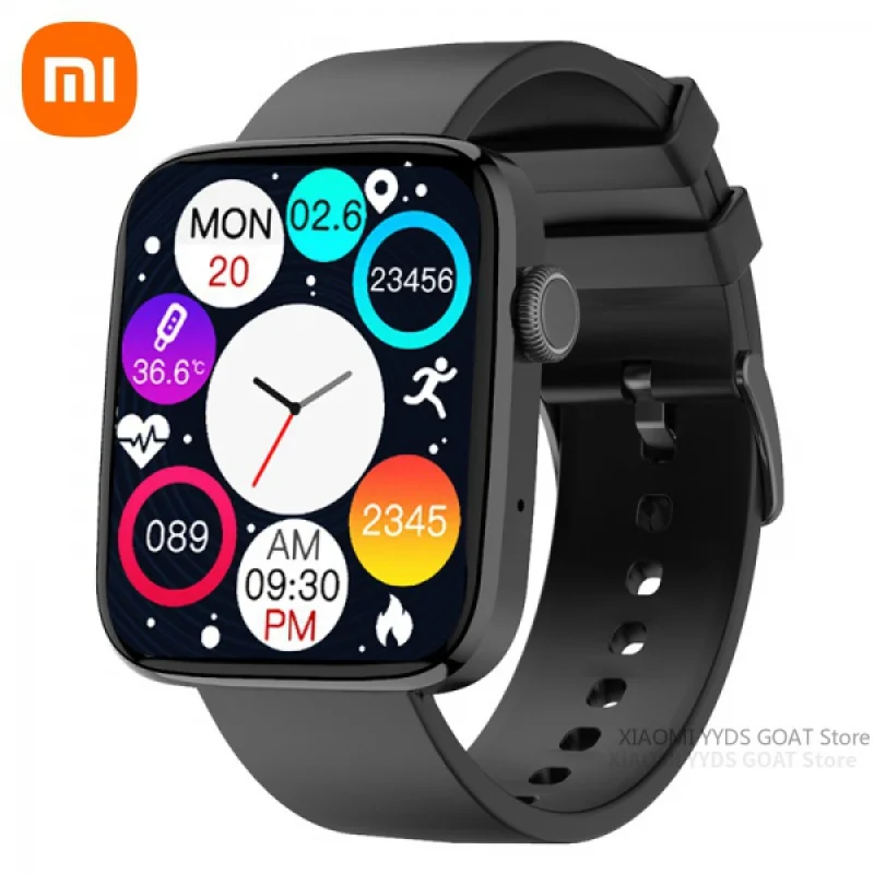 For Xiaomi Apple Android IOS Phone Smartwatch 2021 Men Answer Call Smart Watch Men Women Full