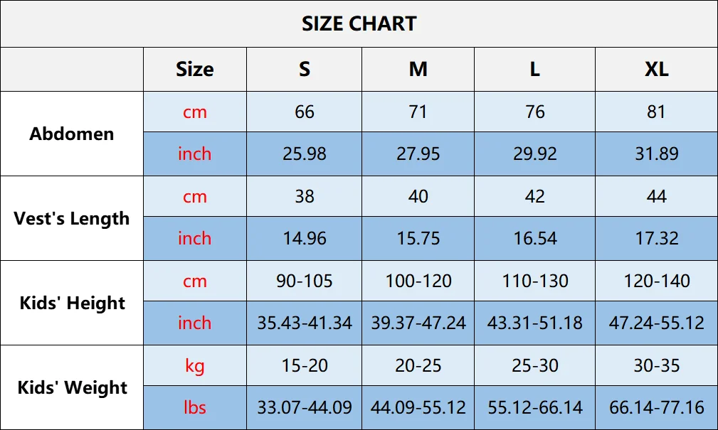 Description Picture 2 of itemNeoprene Life Jacket for Kids, Boys Girls Buoyancy Life Vest, Surfing Vests Drifting Flotation Swimming Aid