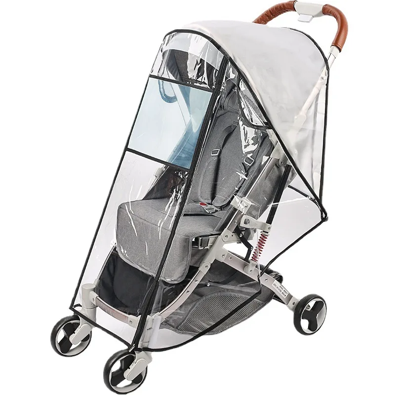 

Baby Stroller Rain Cover Windshield Universal Baby Perambulator Windshield Rain Cover Protective Car Raincoat Canopy Batch