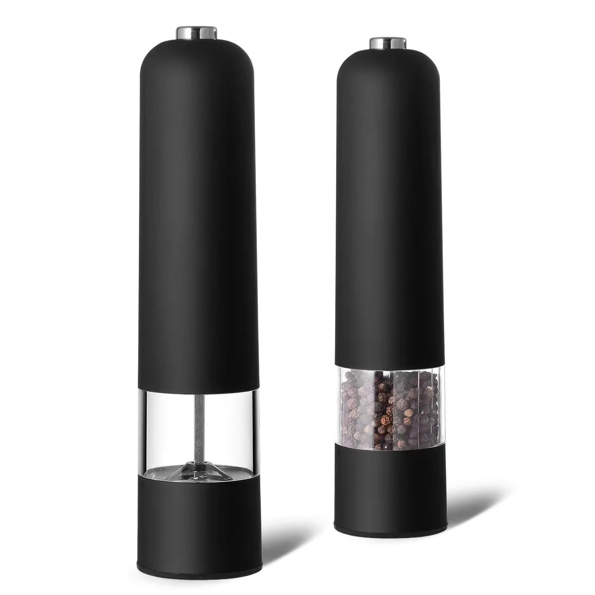 Electric Automatic Mill Pepper and Salt Grinder with LED Light Adjustable Coarseness Spice Grinder Kitchen Cooking Tool nut spice grinder salt and pepper grinder pepper grinder electric grinder herb spice grinder