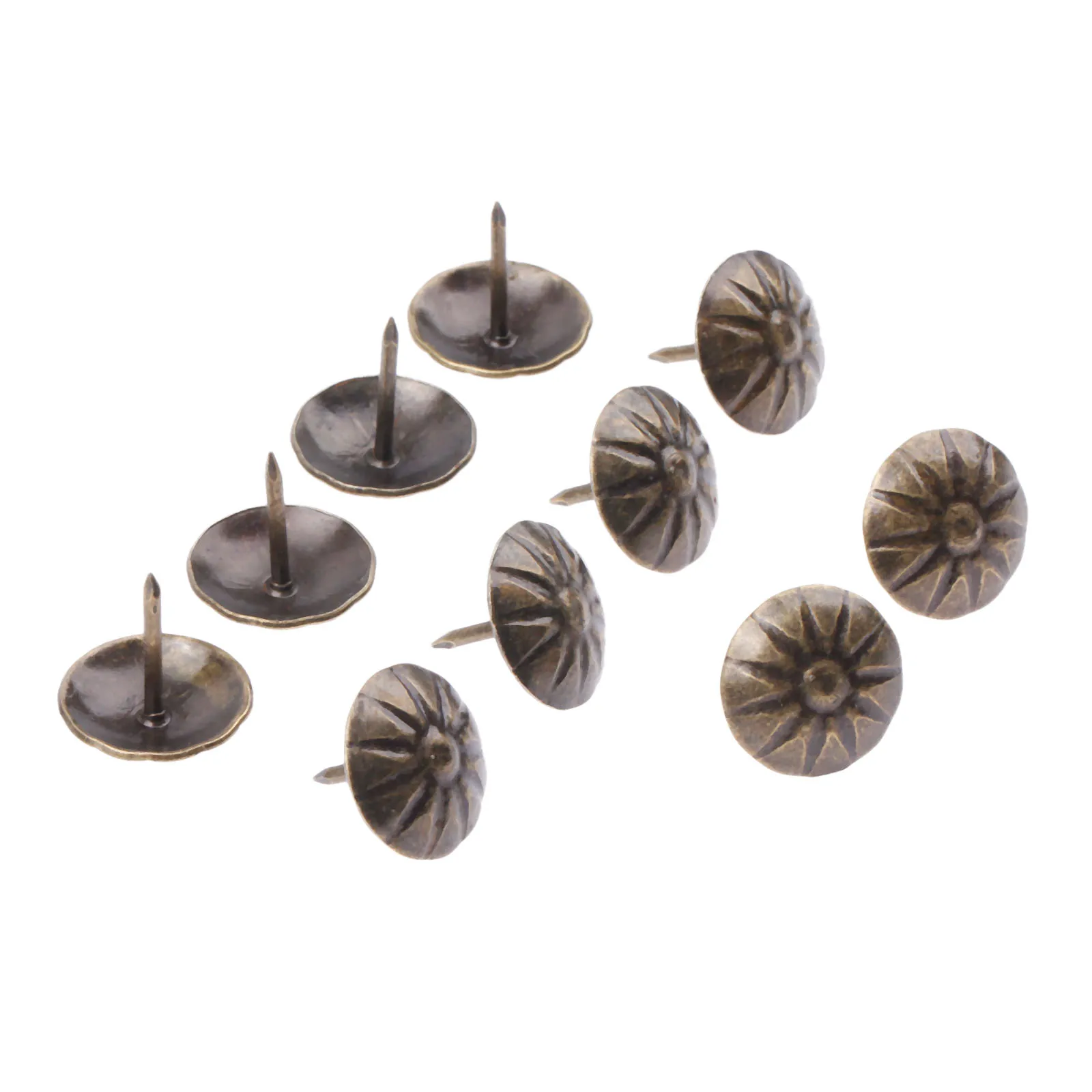 

20pcs 17*15mm Upholstery Nail Jewelry Gift Wine Case Box Sofa Decorative Tack Stud Pushpin Doornail Hardware