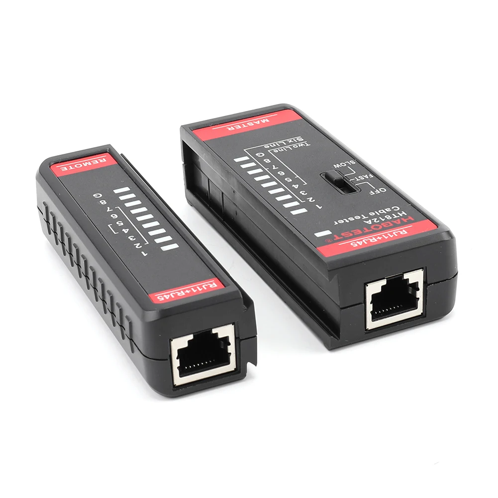 Wire Tracker Telephone Line Test Meter HT812A Network Cable Tester Telephone & Network Line Finder RJ11 RJ45 Tester