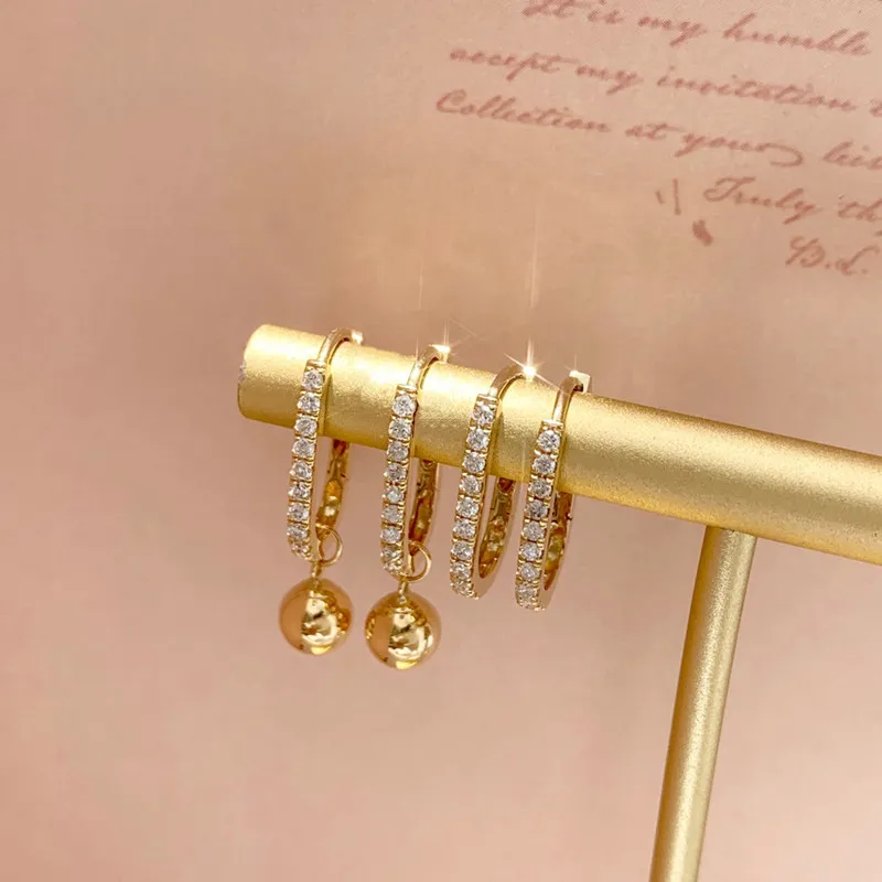 Ubestnice Multibelt Ear Hangers Real 18k Gold Solid Yellow Gold Au750