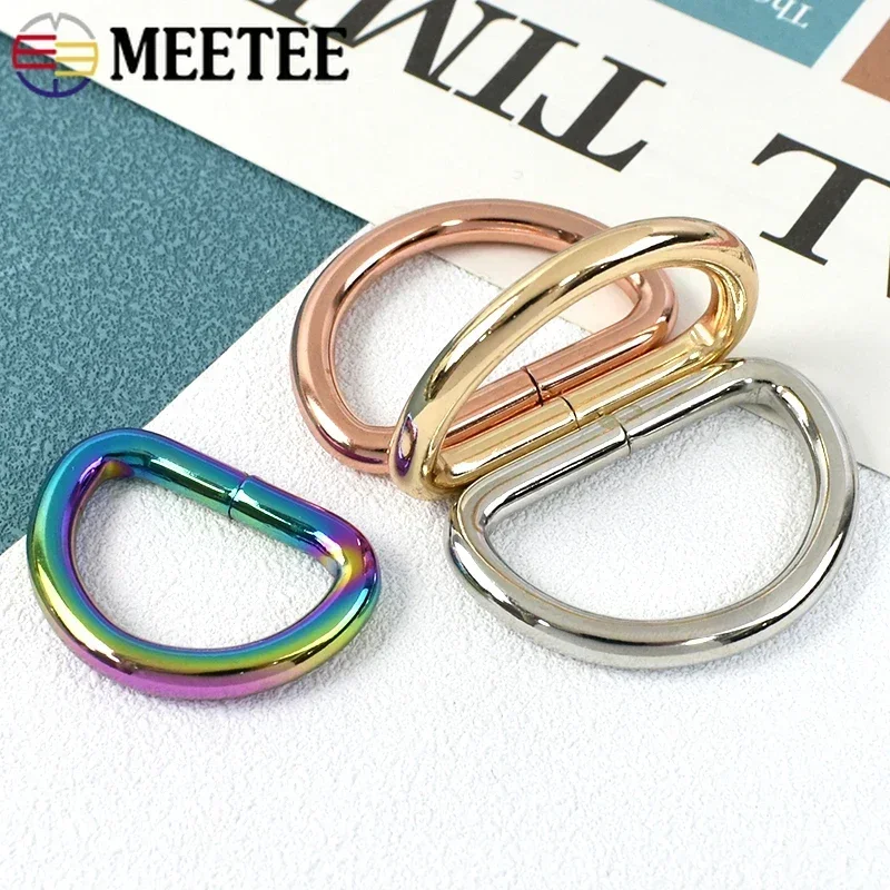 10-Piece Metal Strap Buckle Set for DIY Leather and Hardware Projects