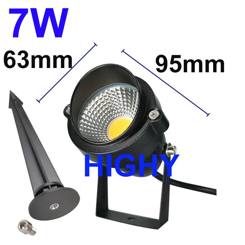 T63 7W COB spike,110V220V