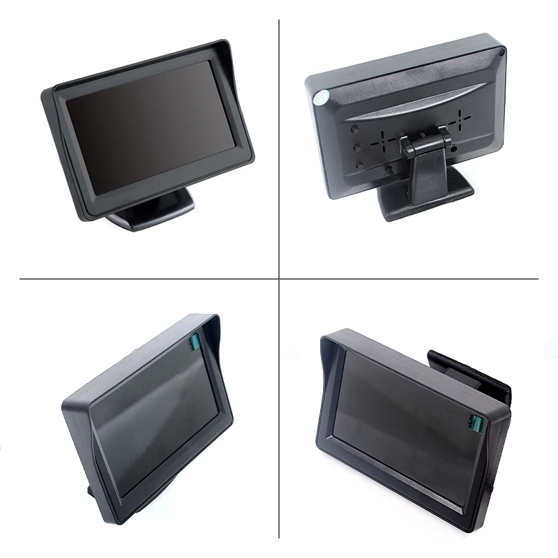 Monitor per Auto HIPPCRON da 4,3 Pollici, Facile da Installare, Display HD per Retromarcia, Assistenza al Parcheggio Universale 12V - immagine 5