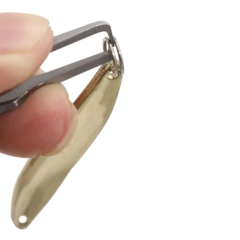 Ring Opening Mini Pliers Quick Split Rings Opener Tool With/Without Chain Fishing Line Knot Tyer Tweezers Cutter Pliers Tackle