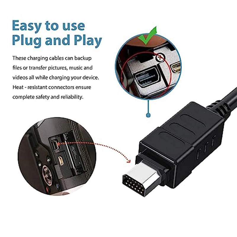 Mini Usb Typ B USB Kabel Datenkabel Für Olympus Mju 7000 / Mju 720 SW / Mju 725 SW / Mju 730 Verbindungskabel Raspberry