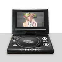 7.8 pouces Mini DVD CD EVD lecteur de disque bureau numérique Smart TV lecteurs télécommande Portable voyage 270 °   Écran rotatif 2